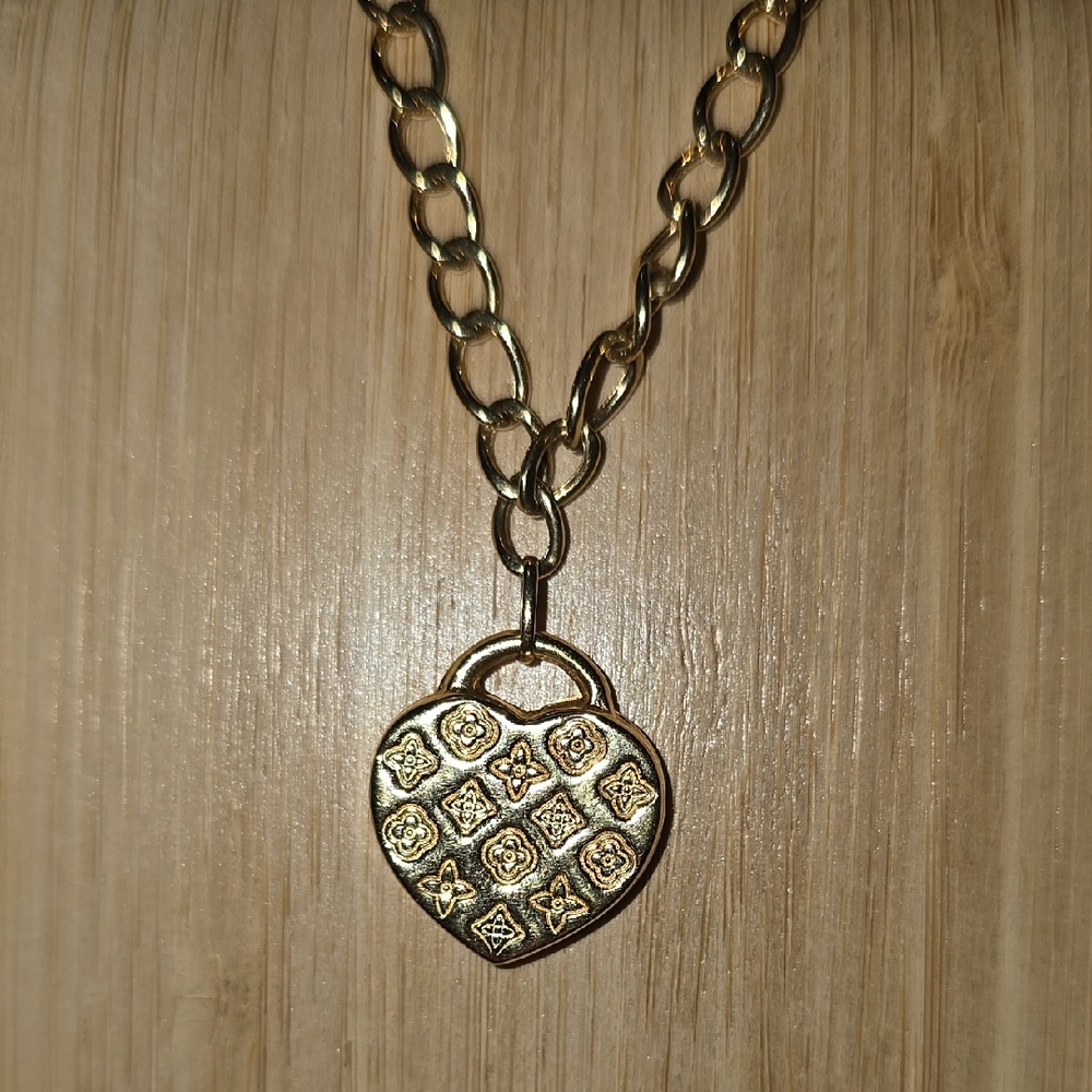 18k Real Gold Double Chain Design Necklace